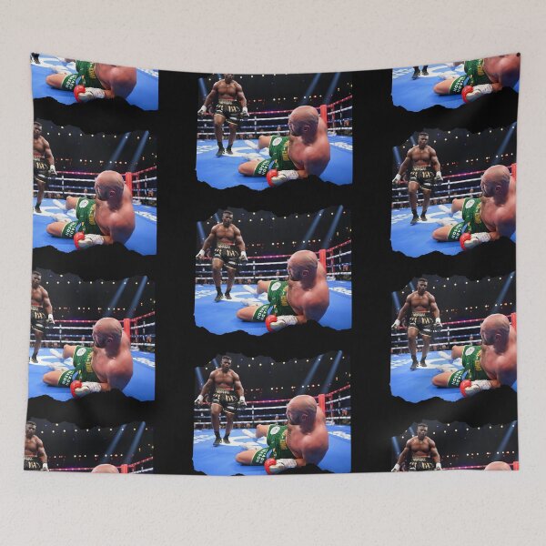 Item preview, NGANNOU KICKS TYSON FURY TO THE GROUND designed and sold by SphinxStore.