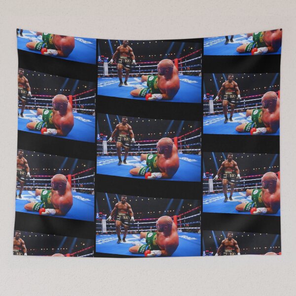 Item preview, NGANNOU KICKS TYSON FURY TO THE GROUND designed and sold by SphinxStore.