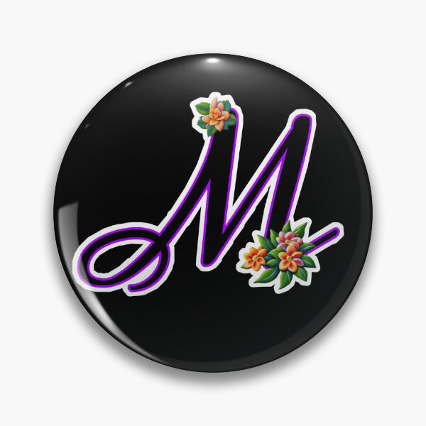Item preview, Letter M floral  designed and sold by Roxburylane.