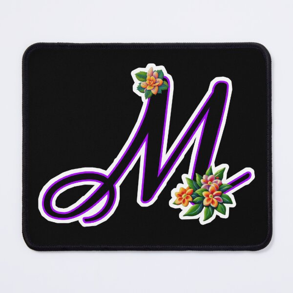 Item preview, Letter M floral designed and sold by Roxburylane.