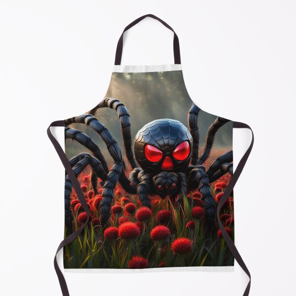 Item preview, Spider in a red clover field AI text-to-image art designed and sold by Robyn C Michael.