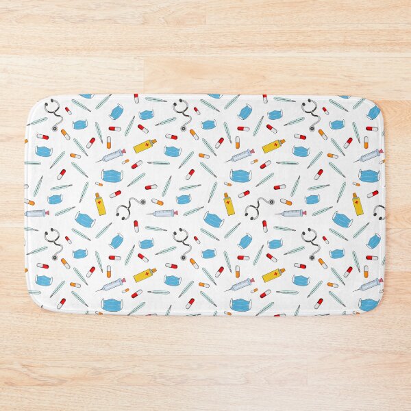 Item preview, Nurse Doctor Medical Hospital Clinic Pattern designed and sold by ArtMeetsPizza.
