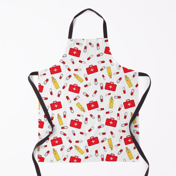 Item preview, Pharmacist Nurse Doctor Medical Hospital Clinic Pattern designed and sold by ArtMeetsPizza.