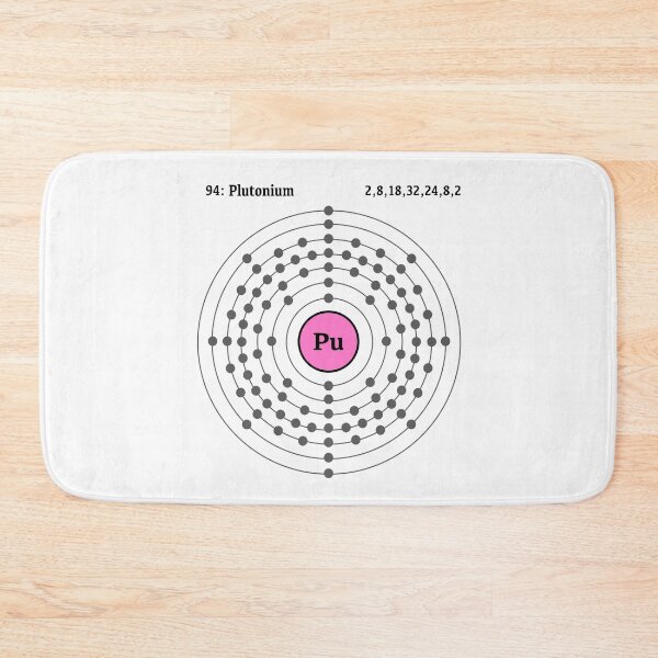 Item preview, Plutonium Structure Atomic Number Radioactive Chemical Element designed and sold by TYPhoenicians.