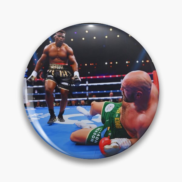 Item preview, FRANCIS NGANNOU KICKS TYSON FURY TO THE GROUND designed and sold by SphinxStore.