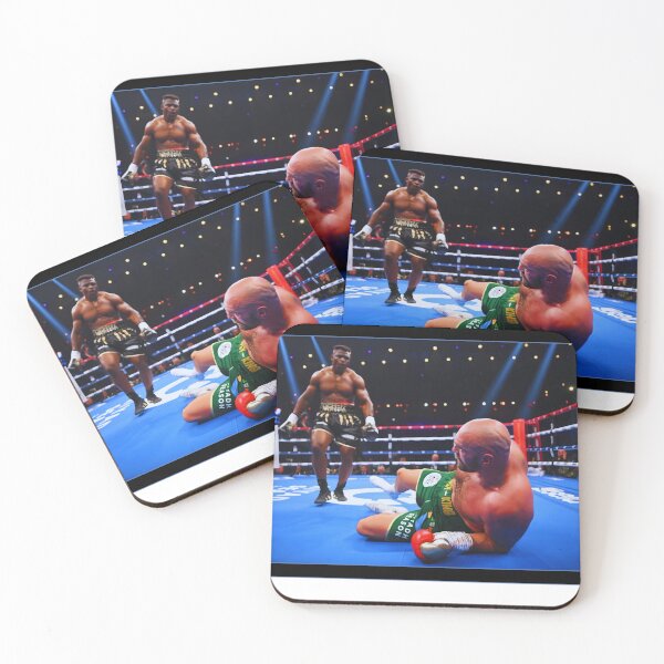 Item preview, FRANCIS NGANNOU KICKS TYSON FURY TO THE GROUND designed and sold by SphinxStore.