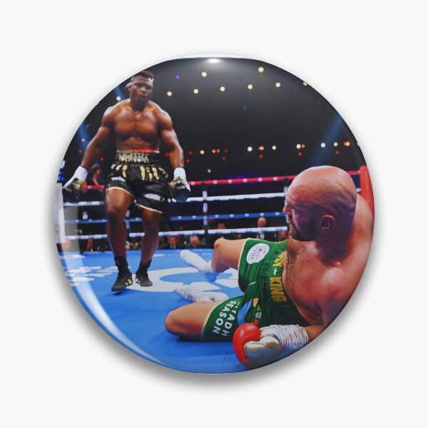 Item preview, FRANCIS NGANNOU KICKS TYSON FURY TO THE GROUND designed and sold by SphinxStore.