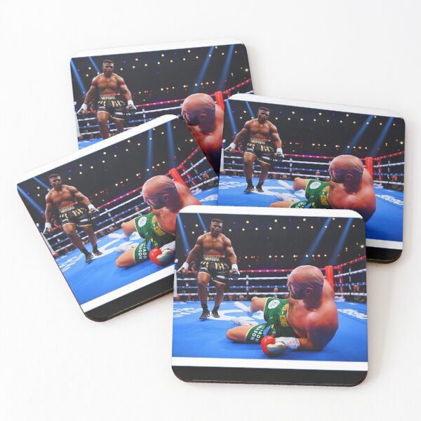 Item preview, FRANCIS NGANNOU KICKS TYSON FURY TO THE GROUND designed and sold by SphinxStore.