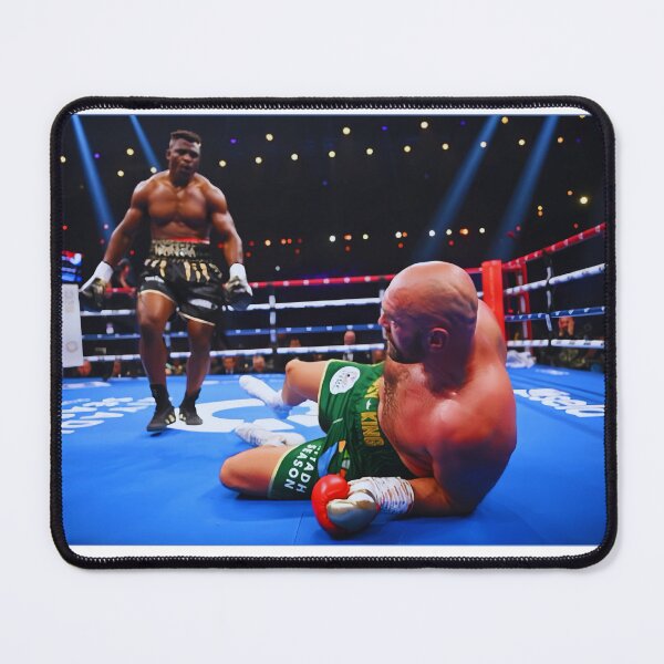 Item preview, FRANCIS NGANNOU KICKS TYSON FURY TO THE GROUND designed and sold by SphinxStore.