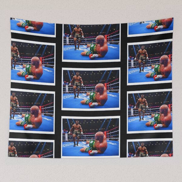 Item preview, FRANCIS NGANNOU KICKS TYSON FURY TO THE GROUND designed and sold by SphinxStore.