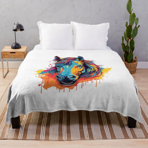 Item preview, Horse Head Pop Art designed and sold by narenz03.