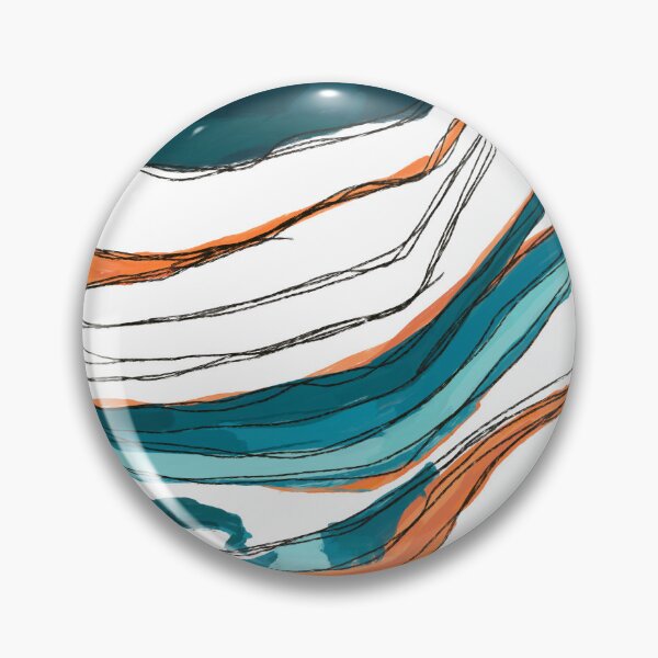 Item preview, Abstract string (Orange & blue / white background) designed and sold by MentaLee.