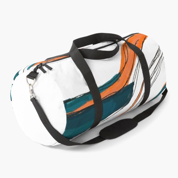 Item preview, Abstract string (Orange & blue / white background) designed and sold by MentaLee.