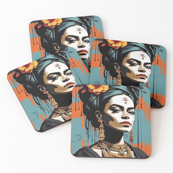 Item preview, Frida Khalo "día de los Muertos" designed and sold by V Art Travel Archive.