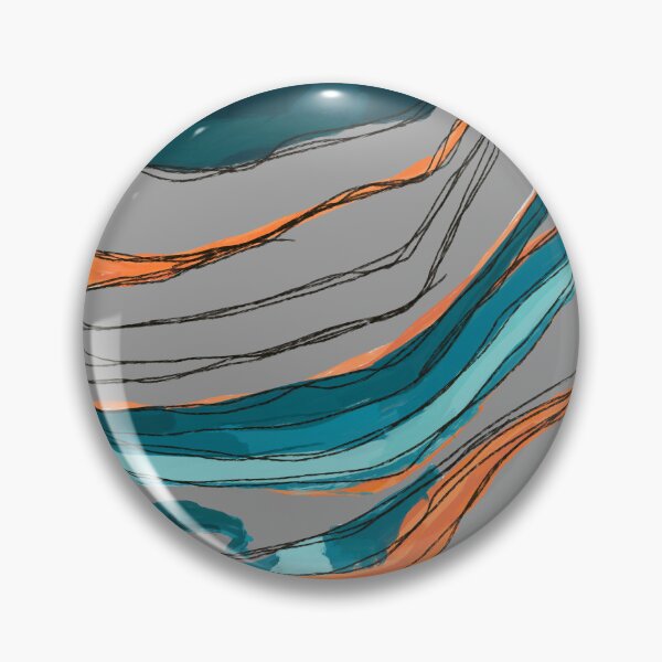 Item preview, Abstract string (Orange & blue / gray background) designed and sold by MentaLee.