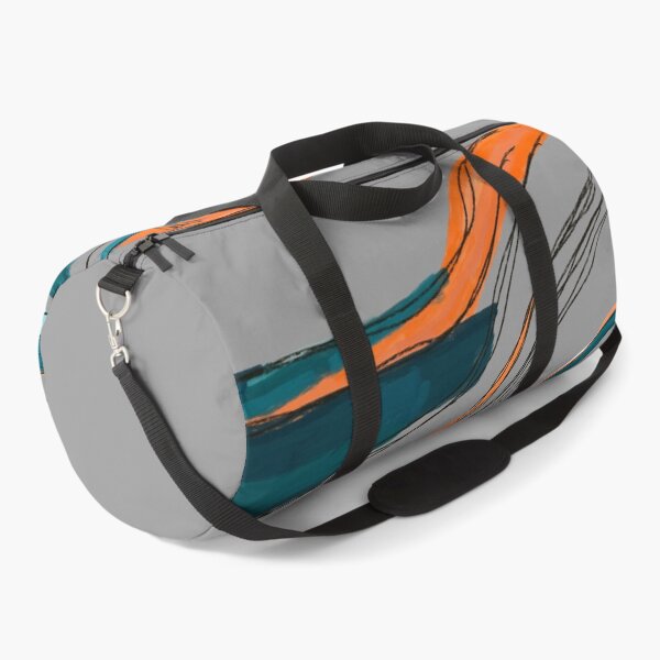 Item preview, Abstract string (Orange & blue / gray background) designed and sold by MentaLee.