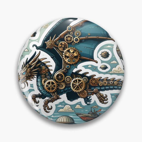 Item preview, Steampunk Dragon designed and sold by cafeTechne.