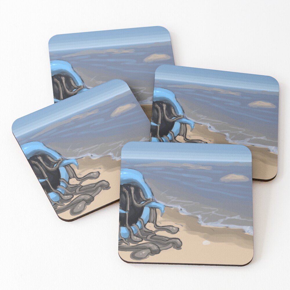 Item preview, Coasters (Set of 4) designed and sold by uglypatch.