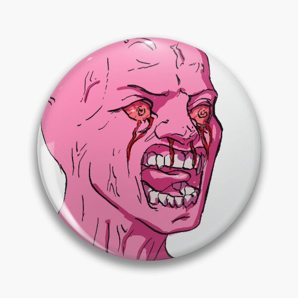 Item preview, Pink wojak designed and sold by uglypatch.