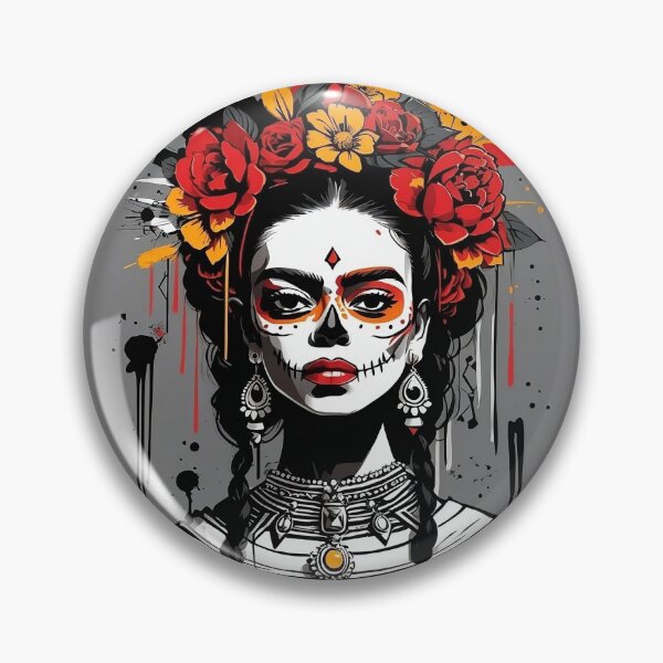Item preview, Frida Khalo "día de los Muertos"- 2 designed and sold by vsartmaking.