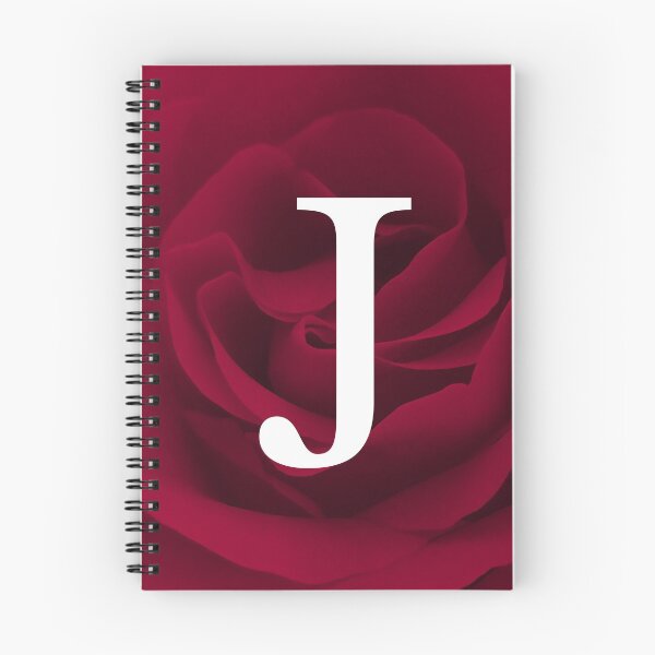 Aperçu de l'œuvre Monogramme de Bourgogne Rose J créée et vendue par rewstudio.