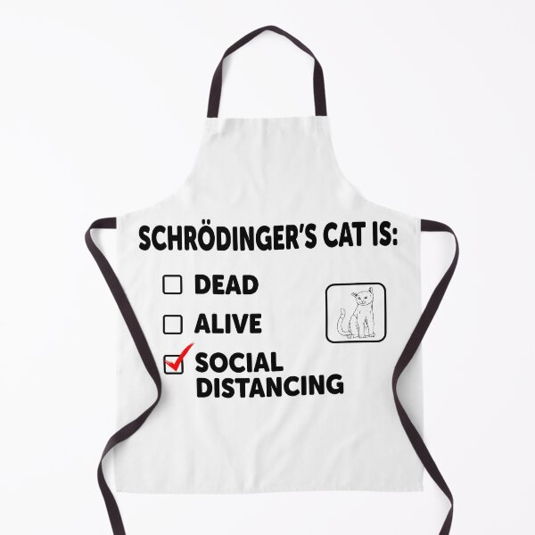 Item preview, Schrodinger's Social Distancing designed and sold by ScienceCorner.