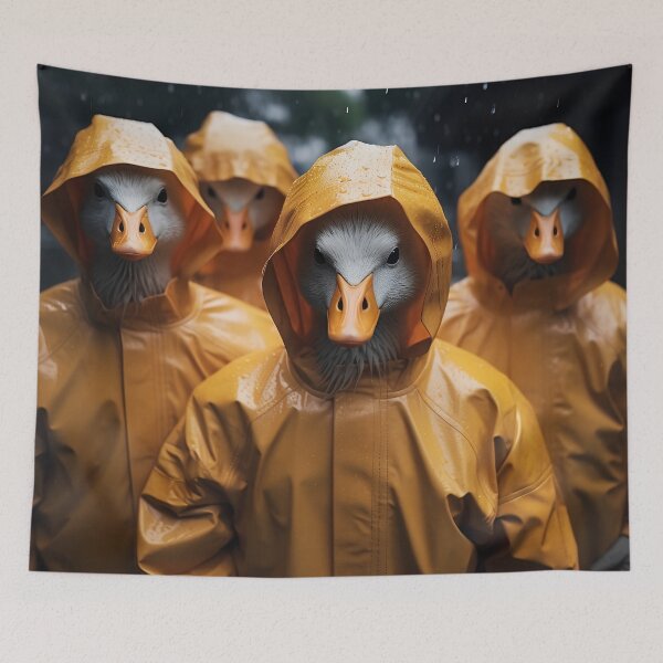 Item preview, Ducks in Raincoats designed and sold by Brendon987.