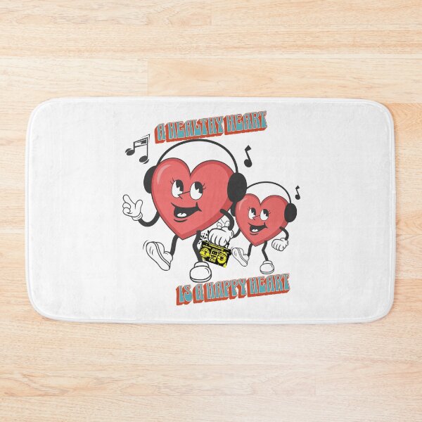 Item preview, Two dancing hearts, healthy and happy designed and sold by treehouseclubs.