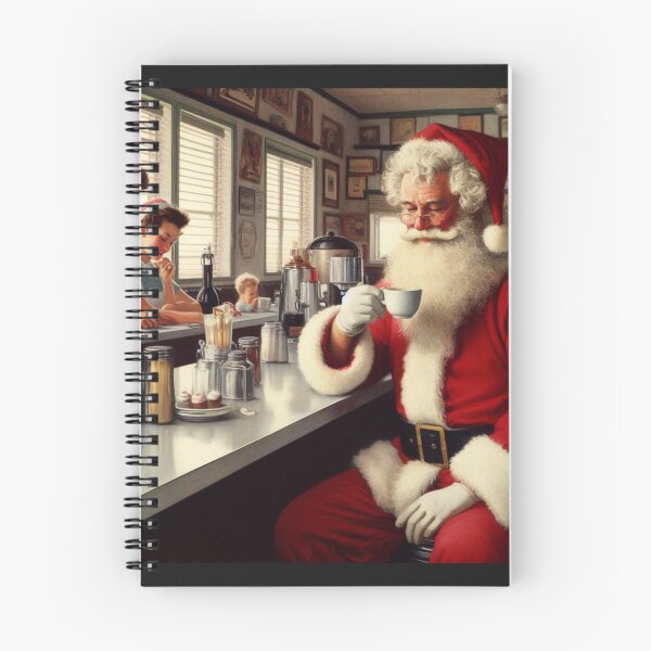 Item preview, Café de cena de los años 50 de Papá Noel designed and sold by SeeingBeyond.