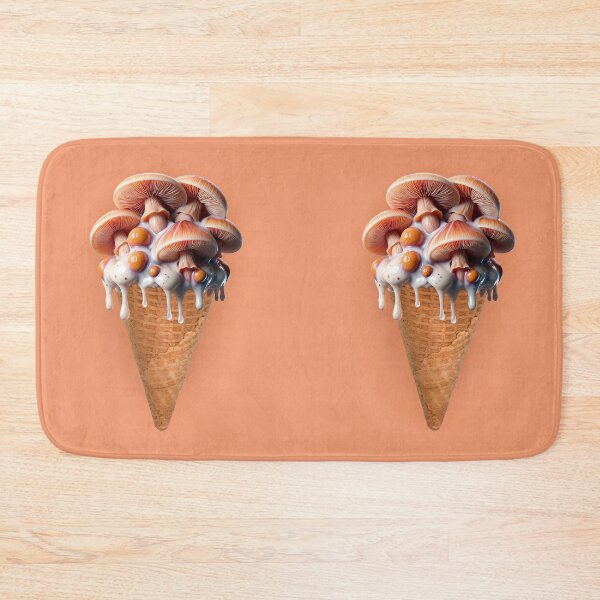 Item preview, Drippy Shroom Ice Cream Cone - Weirdcore Food designed and sold by PopcultureModa.