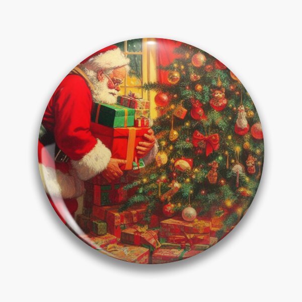 Item preview, Merry Christmas Santa with presents  designed and sold by SeeingBeyond.