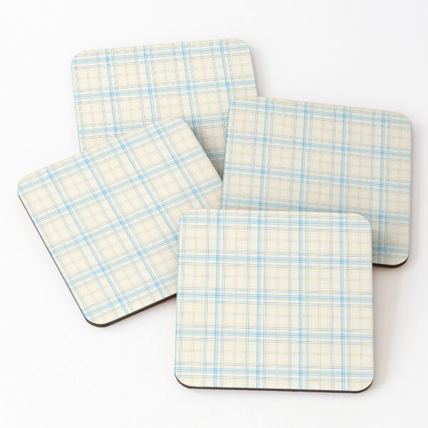 Item preview, Plaid Tan Brown Beige Blue designed and sold by Ink Rebellion.
