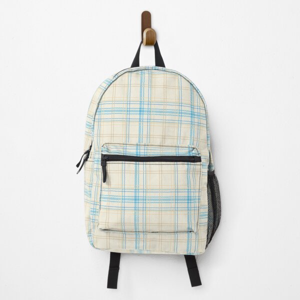 Item preview, Plaid Tan Brown Beige Blue designed and sold by Ink Rebellion.