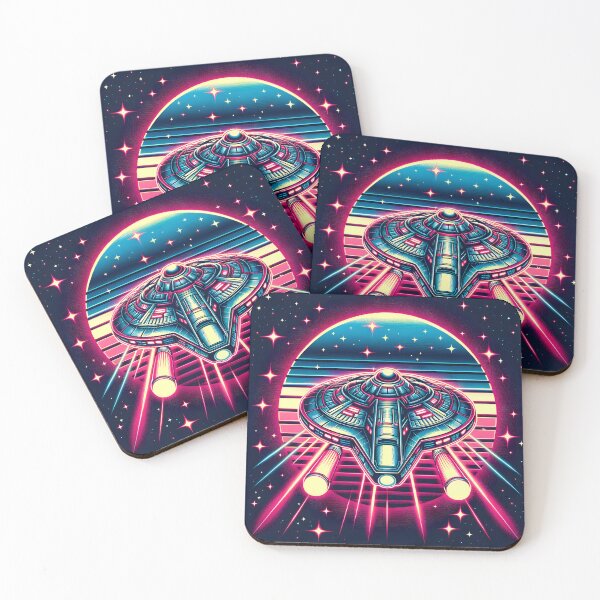 Item preview, Galactic Neon: Stellar Retro Journey designed and sold by Nebularia.