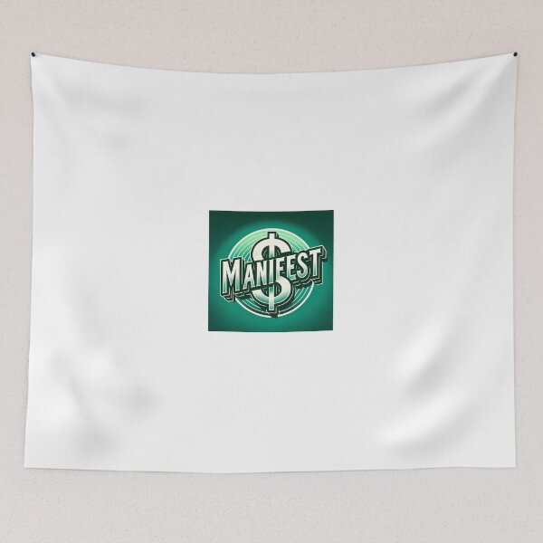 Item preview, Money green 'manifest' overlaying bold '$' symbol." designed and sold by Manifest-Club.