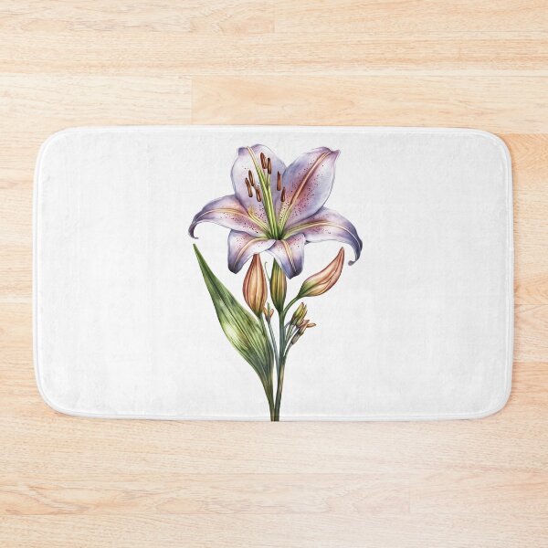 Item preview, Belladona Lily flower painting CUSTOM background color designed and sold by VanillaBlueSky.