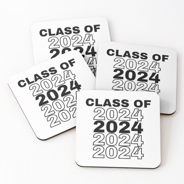 Item preview, Class Of 2024 Repeated. Simple Typography 2024 Design for Class Of/ Graduation Design. Black designed and sold by That Cheeky Tee.