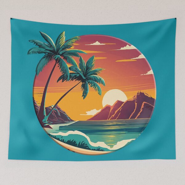 Item preview, Paradise Beach: T-shirt, Stickers and Accessories to Disconnect designed and sold by VirtusMachina.