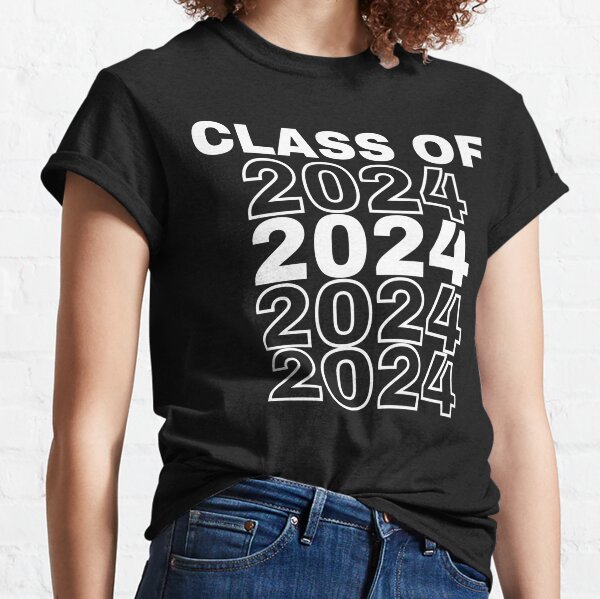 Sudadera negra para niños mayores 2024 de la clase 2024 de 24 años de  graduación, Negro 