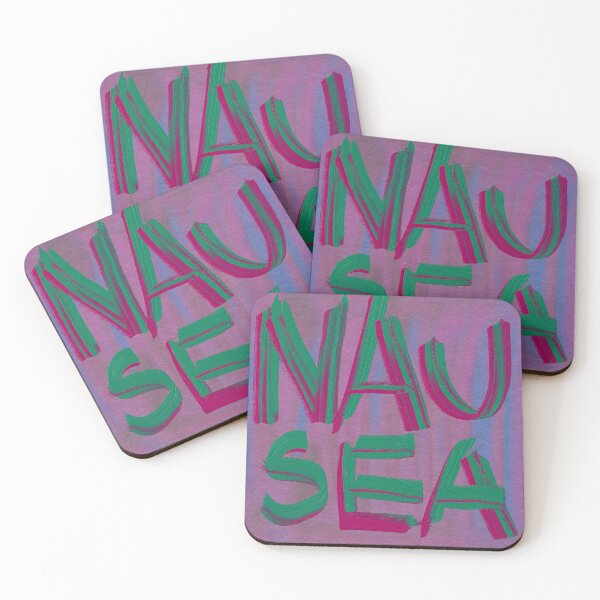 Item preview, NAUSEA word art print designed and sold by nataliavandalia.