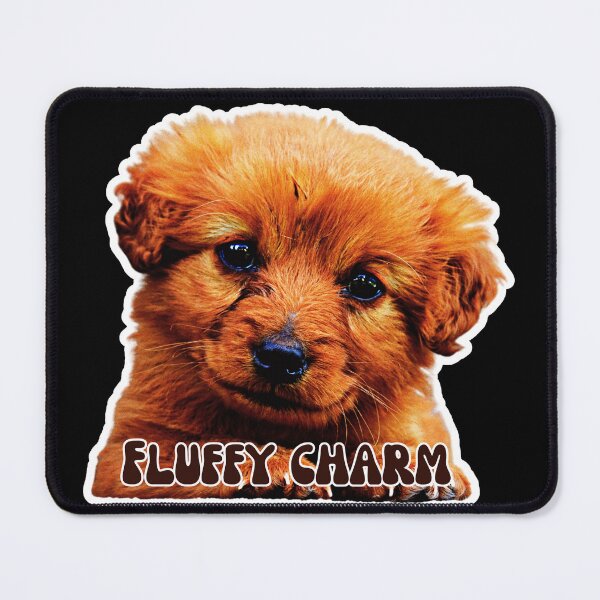 Item preview, Fluffy Charm Puppy designed and sold by MtValleyDesign.