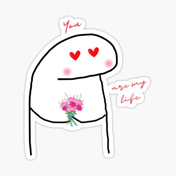 Flork in love meme Sticker for Sale by LatinoPower