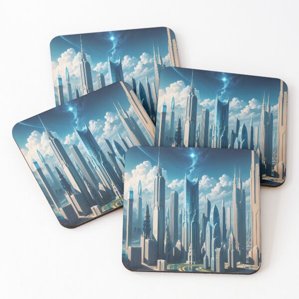 Item preview, Futuristic city designed and sold by TokenizeWorld.