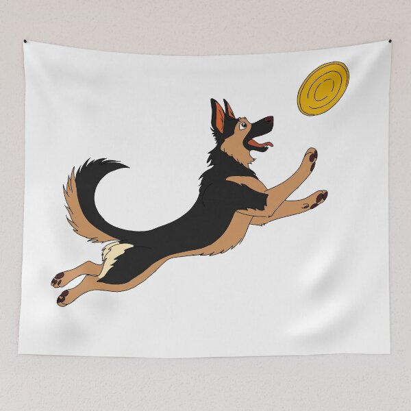 Item preview, GSD leaping for a disc! designed and sold by harmopiavu.