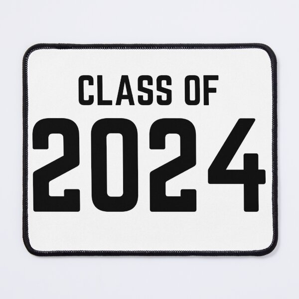 Item preview, Class Of 2024. Simple Typography 2024 Design for Class Of/ Graduation Design. Black designed and sold by That Cheeky Tee.