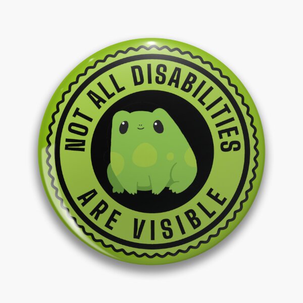 Item preview, disability frog designed and sold by JulieDoobydoo.