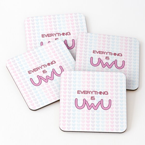 Item preview, Everything is uwu (hearts!) designed and sold by rainbowcanoe17.