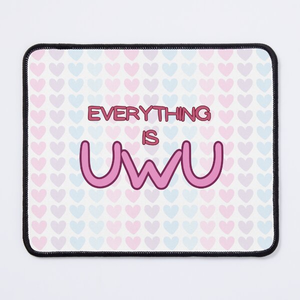 Item preview, Everything is uwu (hearts!) designed and sold by rainbowcanoe17.