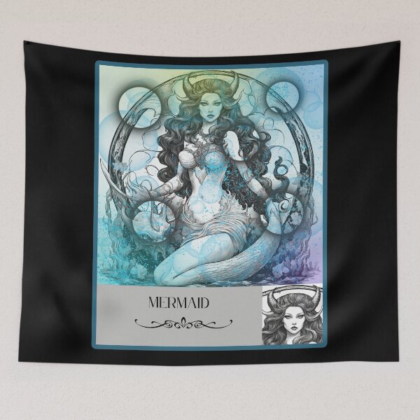 Item preview, Mermaid Greek Mythology designed and sold by MINOSDESIGN.