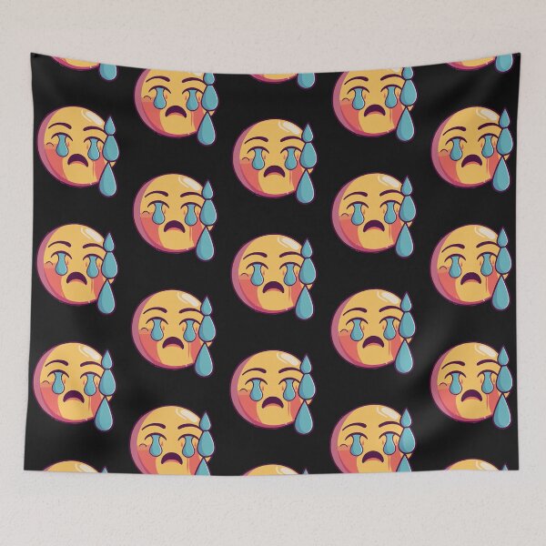 Item preview, Whimsically Cute Crying Emoji T-Shirt: Meme Magic in Tears Gift Idea designed and sold by lemamis.